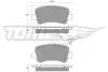 Колодки тормозные (задние) Renault Master III/Opel Movano B/Nissan NV400 10-(+датчик)(однокатковый)) TOMEX TX1648 (фото 1)