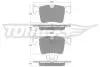 Колодки гальмівні (передні) BMW 1 (F20)/2 (F22)/3 (F30)/4 (F32) 11- (Bosch) TOMEX TX1685 (фото 1)