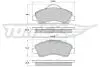 Тормозные колодки (передние) Citroen C4 Cactus 14- /Peugeot 308 II/SW 13- (Mando) Q+ TOMEX TX1728 (фото 1)