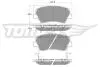 Тормозные колодки (передние) Hyundai Elantra 10-/ i30 11-/ Kia Cee 12- R15 (Bosch) TOMEX TX1768 (фото 1)