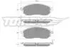 Колодки тормозные (передние) Renault Koleos 08-/Nissan Qashqai 07-13/Pathfinder/NP300/Murano 05- TOMEX TX1927 (фото 1)