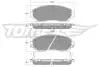 Тормозные колодки (передние) Honda CR-V IV/Crosstour 12- TOMEX TX1933 (фото 1)