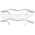 Планка супорта (заднього) прижимна (к-кт) MB C-class (W204)/Renault Laguna II/III 1.6-3.0dCi 01- TOMEX TX4300 (фото 1)