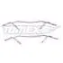 Планка супорта (переднього) прижимна (к-кт) MB C-class (W202)/S-class (W220) 93-01 TOMEX TX4306 (фото 1)