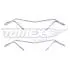 Планка супорта (переднього) прижимна (к-кт) VW Caddy III 1.2-2.0TDI 04-15 (Ate) TOMEX TX4307 (фото 1)