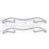 Планка супорта (переднього/заднього) прижимна (к-кт) Ford Connect 1.8TDCi 02- (Ate) TOMEX TX4341 (фото 1)