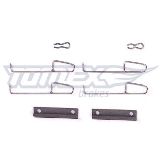 Планка супорта (заднього) прижимна (к-кт) Renault Megane I/Peugeot 205/306 91- TOMEX TX4344