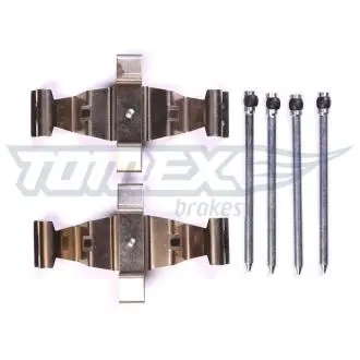 Планка супорта (переднього) прижимна (к-кт) MB E-class (W211/W212)/S-class (W221) 05-16 TOMEX TX4451