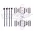 Планка супорта (переднього) прижимна (к-кт) MB C-class (W203/S203/CL203) 03-08 (Brembo) TOMEX TX4453 (фото 1)