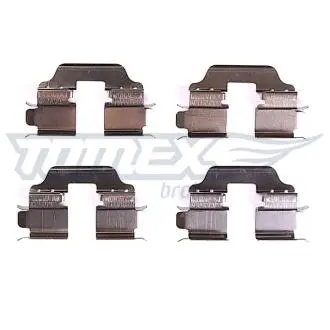 Планка супорта (заднього) прижимна (к-кт) Renault Scenic III/Megane III 1.2-2.0dCi 08- (TRW) TOMEX TX4479