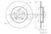 Диск тормозной (задний) Ford Mondeo III 00-07 (280x12) PRO TOMEX TX7053 (фото 1)
