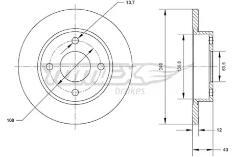 Автозапчасть TOMEX TX7099