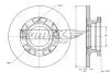 Диск гальмівний (задній) Ford Transit V347 06- (280x16) (+ABS) (замінено на 92159103) TOMEX TX7217 (фото 1)