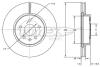 Диск тормозной (передний) Opel Astra J 09- (299x26) TOMEX TX7253 (фото 1)