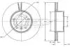 Диск тормозной (передний) BMW 1(F20/F21) 11-/3 (E90/E91/E92) 07-11 (312x23.9) B37/N13/N47/N55 TOMEX TX7278 (фото 1)