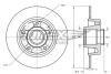 Диск гальмівний (задній) Renault Megane III/Scenic III 08- (260x8) (+ABS) (з підшипником) TOMEX TX73561 (фото 1)