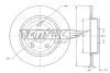 Диск гальмівний (задній) Ford Tourneo Connect/Transit Connect 02-13 (277x11) (з покриттям) (повний) TOMEX TX7394 (фото 1)