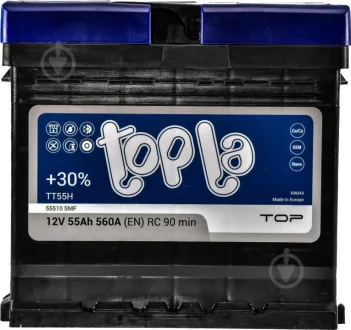 55Ah/12V Top/Energy Japan Euro (0) 55523/84 Topla 118 255S