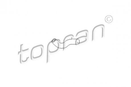 Патрубок системы охлаждения TOPRAN / HANS PRIES 100841 (фото 1)