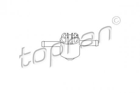 Клапан топливного фильтра TOPRAN / HANS PRIES 102 730
