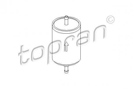 Фильтр топлива TOPRAN / HANS PRIES 103023 (фото 1)