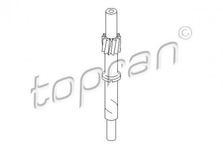 Привод троса спидометра TOPRAN / HANS PRIES 107401 (фото 1)
