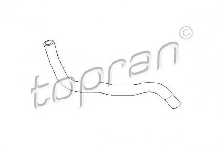 Шланг резиновой системы охлаждения TOPRAN / HANS PRIES 108318 (фото 1)