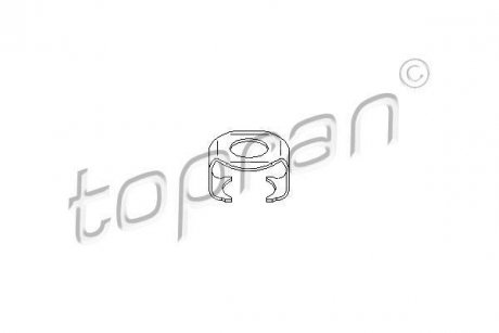 Кронштейн, гальмівний шланг TOPRAN / HANS PRIES 108717 (фото 1)