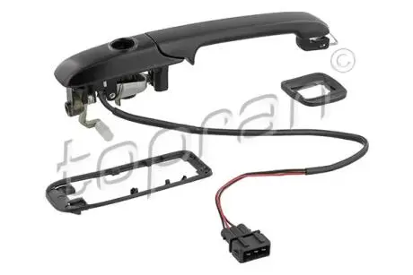 Ручка VW Passat B4 (93-95) зовнішня передня права R (під Ц.З) (TOPRAN) TOPRAN / HANS PRIES 108850