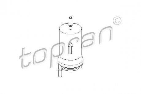 Фильтр топлива TOPRAN / HANS PRIES 109656