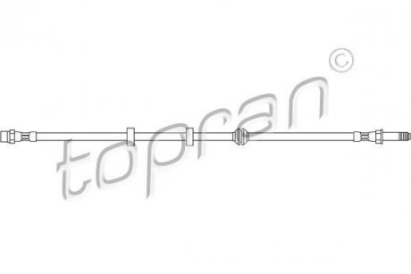 Шланг тормозной TOPRAN / HANS PRIES 110401 (фото 1)