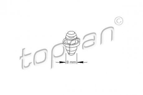 Пружинний затискач TOPRAN / HANS PRIES 111489 (фото 1)