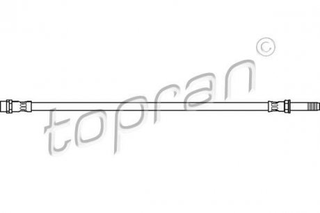 Шланг тормозной TOPRAN / HANS PRIES 112162 (фото 1)