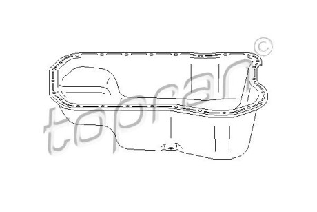 Масляный поддон TOPRAN / HANS PRIES 113274