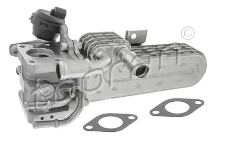 Охолоджувач відпрацьованих газів (модуль з радіатором) AUDI A3 SEAT ALTEA, ALTEA XL, LEON, TOLEDO II, TOLEDO III SKODA OCTAVIA I, OCTAVIA II, SUPERB II VW BORA, BORA I 1.6/1.9D 08.00-12.10 TOPRAN / HANS PRIES 117227