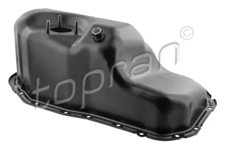 Масляний піддон (з отвором для датчика, сталь) AUDI A1, A3 SEAT ALTEA, ALTEA XL, IBIZA IV, IBIZA IV ST, LEON, TOLEDO IV SKODA FABIA II, OCTAVIA II, RAPID, ROOMSTER 1.2 11.08-05.22 TOPRAN / HANS PRIES 118698