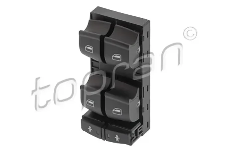 Кнопка піднімання вікна передн Лів VW AUDI A6 C6, Q7 2.0-6.0D 05.04-08.15 TOPRAN / HANS PRIES 119314
