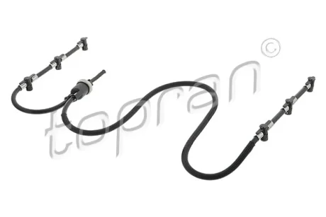 Трубка переливу палива (довжина 2 1240мм) AUDI A4 B7, A4 B8, A5, A6 ALLROAD C6, A6 C6, A8 D3, Q7 VW TOUAREG 2.7D/3.0D 08.03-03.12 TOPRAN / HANS PRIES 119443