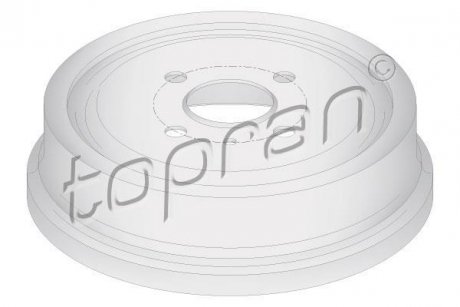 Тормозной барабан TOPRAN / HANS PRIES 205238 (фото 1)