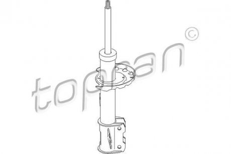 Амортизатор, передняя ось TOPRAN / HANS PRIES 206868 (фото 1)