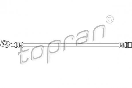 Шланг тормозной TOPRAN / HANS PRIES 207223