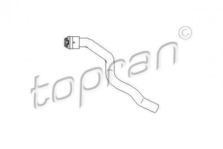 Патрубок системы охлаждения TOPRAN / HANS PRIES 207684