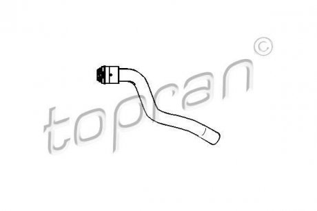 Патрубок системы охлаждения TOPRAN / HANS PRIES 207685 (фото 1)