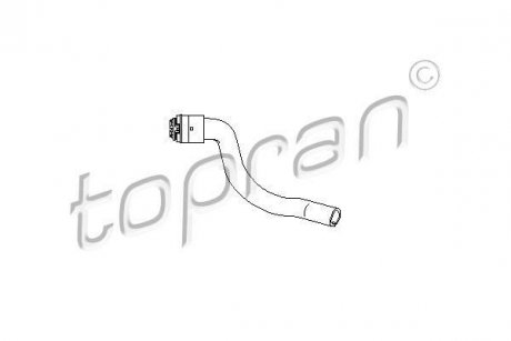 Патрубок системы охлаждения TOPRAN / HANS PRIES 207687 (фото 1)