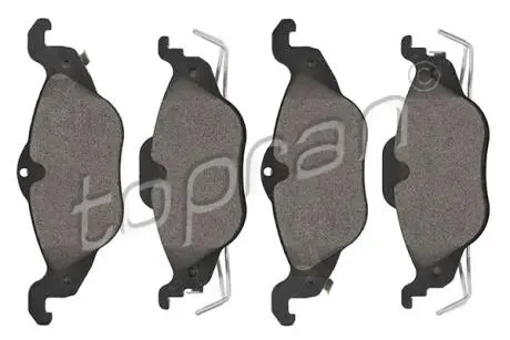 Колодки гальмівні (передні) Opel Astra G 1.2/2.0DTI 98- (Teves) Q+ TOPRAN / HANS PRIES 208499