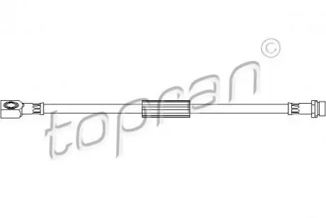 Шланг тормозной TOPRAN / HANS PRIES 300616