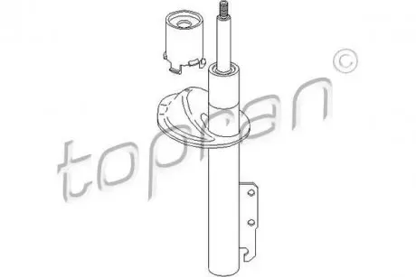 Амортизатор TOPRAN / HANS PRIES 301044
