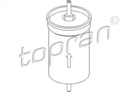 Фильтр топлива TOPRAN / HANS PRIES 301661 (фото 1)
