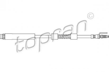 Шланг гальмівний TOPRAN / HANS PRIES 303980