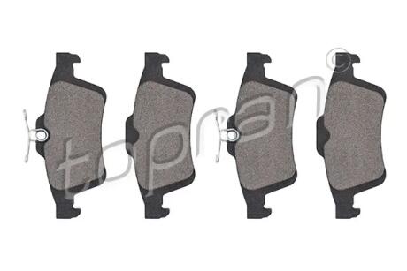 Колодки гальмівні (задні) Ford Connect/Focus II 02- TOPRAN / HANS PRIES 304883